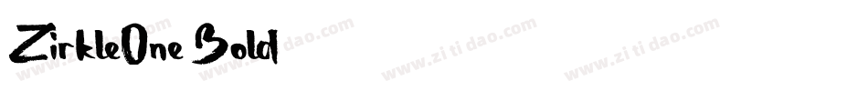 ZirkleOne Bold字体转换